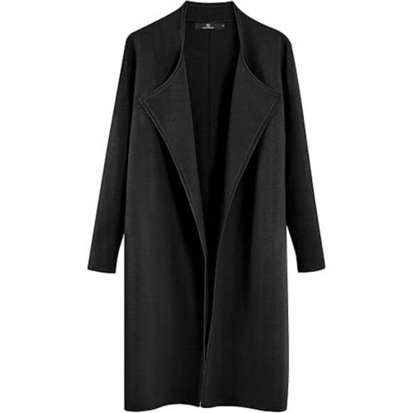 Women's Oversized Long Cardigan Sweater – Fall Knit Coatigan - Picture 2 of 8